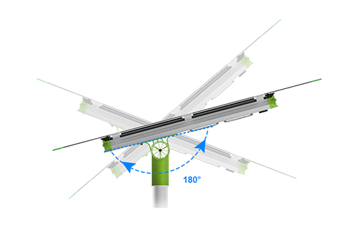 Doppelseitige Solar panel Solar Street Light(SL-X)