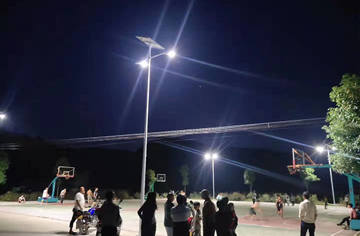 China Solar LED Straßen licht Ländliches Beleuchtungs projekt