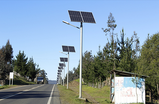 Split Solar Street Lights Projekt für die Straße in Südafrika