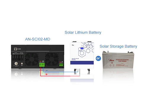 Sowohl Solarsp eicher batterien als auch Solar lithium batterien können direkt anges ch lossen werden, und die Batterie ausgleichs funktion kann die Batterie leistung optimieren und die Batterie lebensdauer verlängern.