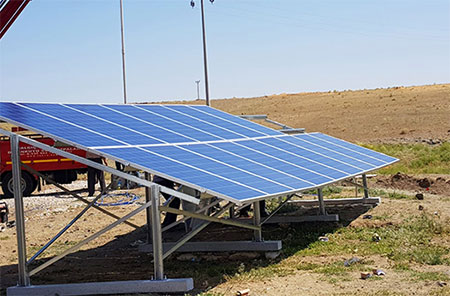 6KW Solar-Wasserpumpen-System-Projekt in Uganda