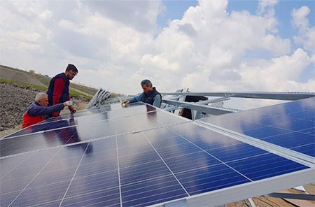 10KW Off Grid Solarstrom anlage für die Landwirtschaft in der Türkei