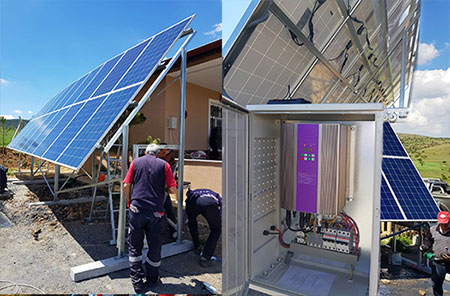 solar water pump system project in Brazil