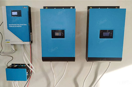 5,5 KW Lithium-Off-Grid-Solaranlage für Tankstelle in Myanmar