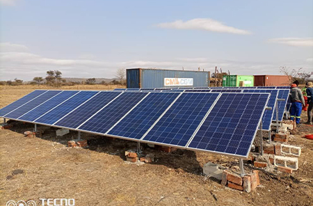 Simbabwe 15KW Off Grid Solaranlage für Farm