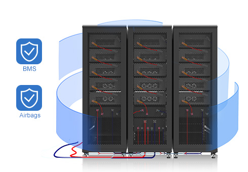 Eingebautes BMS-Managements ystem, das das Batterie modul und das System effektiv überwachen und verwalten kann, um einen sicheren und zuverlässigen Betrieb zu gewährleisten.