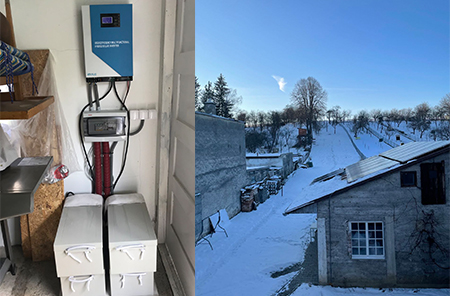Slowakei 5,5 KW Off Grid Solarstrom anlage