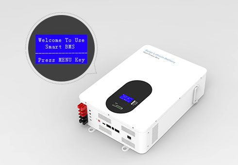 Mit LCD-Display kann verschiedene Parameter des Batterie betriebs zeigen.