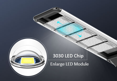LED-Modul design mit vergrößerter Kapazität, ausgestattet mit Bridgelux-LED-Chips mit hoher Helligkeit, wodurch die Helligkeit um 30% verbessert wird.