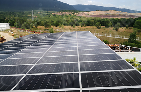 50KW Villa On Grid Solar System Projekt in Kambodscha