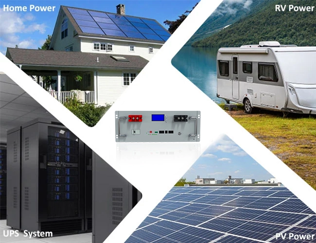 Rack LiFePO4 Lithiumbatterie