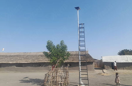 50 Sets of AN-SLZ 60W All-in-One Solar Street Lights in Sudan