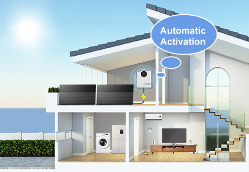 Ausgestattet mit einer robusten automatischen Aktivierung fähigkeit der Lithium batterie, die nahtlos in AC-und PV-Quellen integriert wird und die Leistung und den Energie verbrauch maximiert.