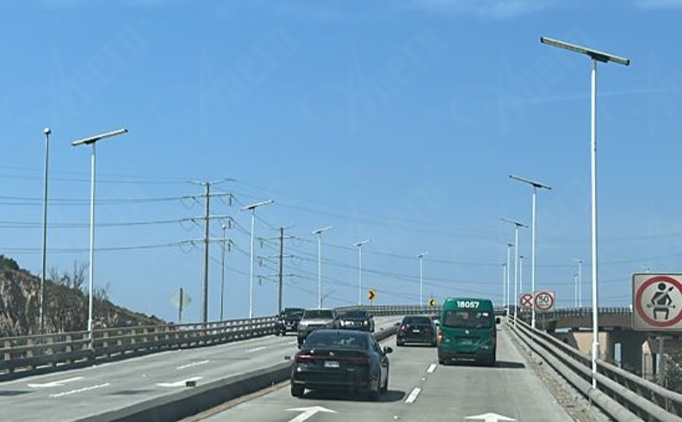 Mexiko All-in-One Solar Street Light Installation Projekt